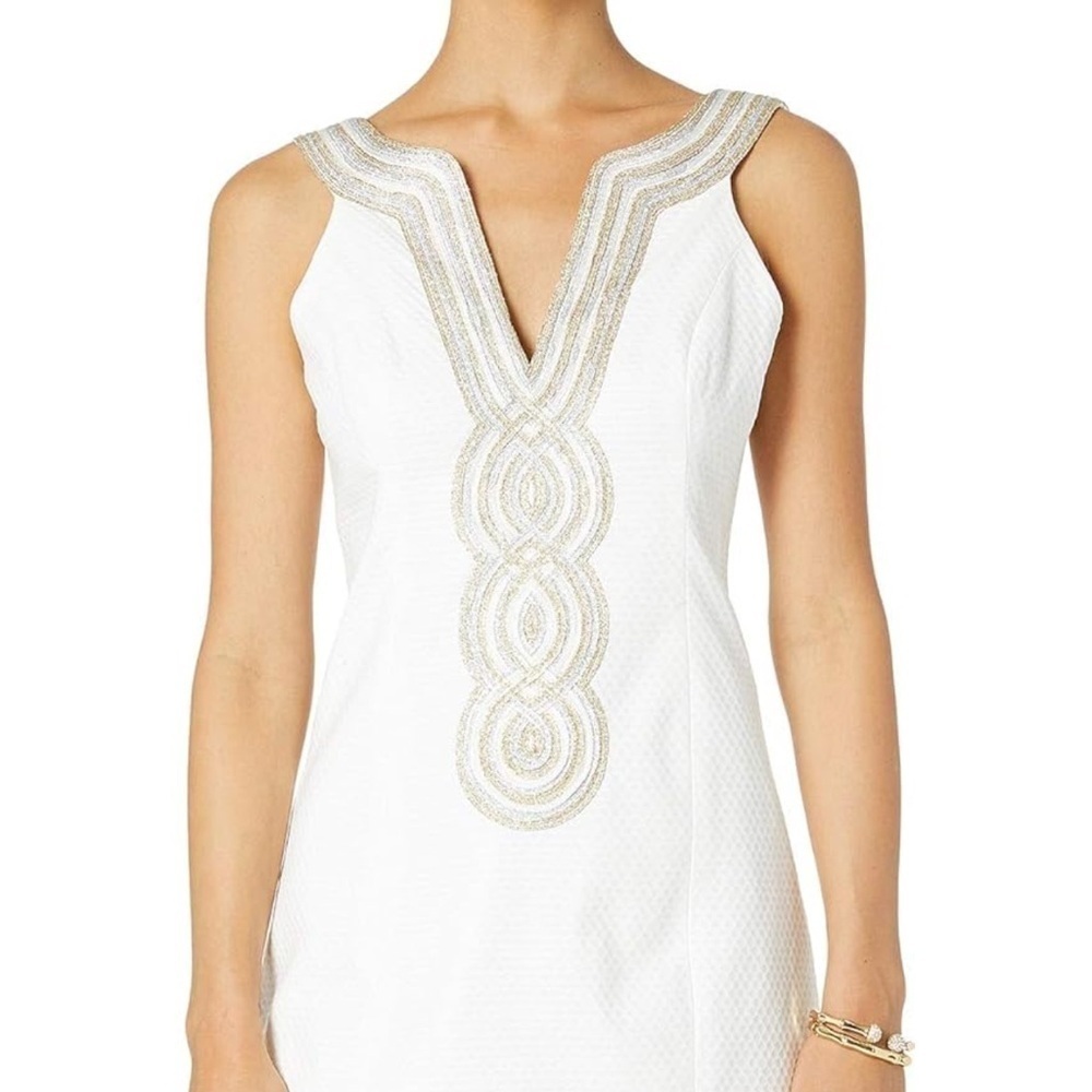 LILLY PULITZER NWT Women’s size 4 Valli Shift sleeveless dress. Holiday/wedding - Picture 14 of 16